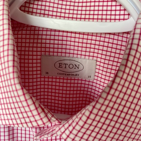 ETON Contemporary Fit Mens Long Sleeve Dress Shirt, Size 15 - Picture 3 of 4